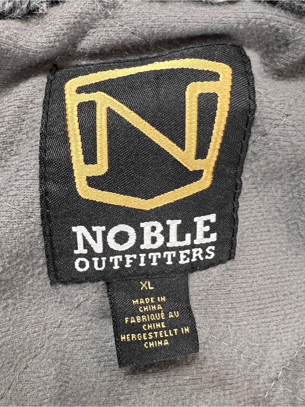 Noble Outfitters Equestrian Stable Ready Canvas Jacket Black Faux Fur Hood | XL - Picture 6 of 10
